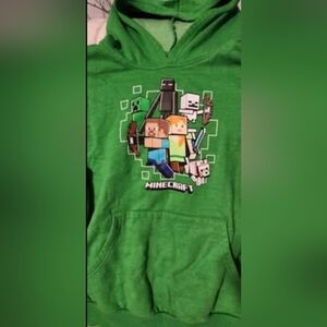 MAD Engine Green Minecraft Graphic Hoodie
